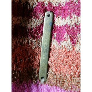 Top vintage Y2K Carella Italie maille perlée comme neuf