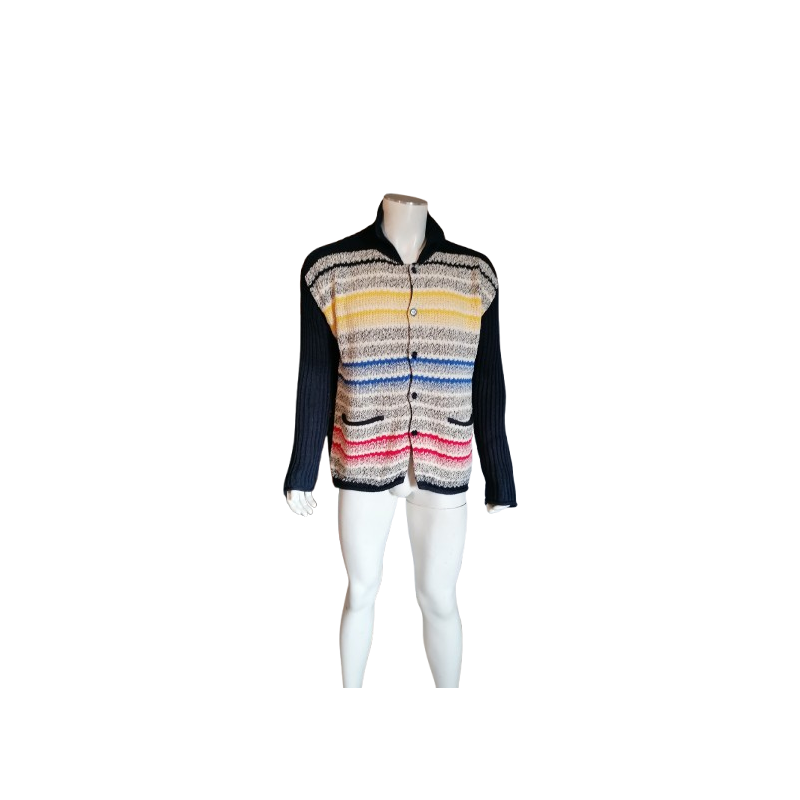 Menigan vintage multicolor hombres / unisex - estilo retro