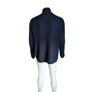 Cardigan vintage multicolore homme / unisexe – style rétro