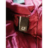 Blusa vintage Nicoletta Ruggiero Cetim vermelho y2k 38
