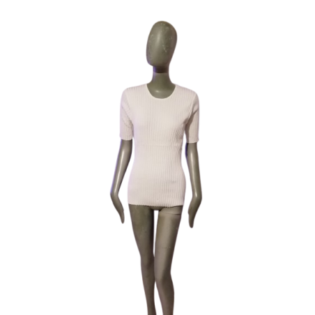 Jersey Oliviero Vintage ribbed white - 2000s