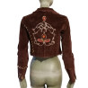 Jacket Gold Mania Dark Brown Vintage Ref 006