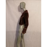 Jacke Gold Mania Vintage dunkelbraun ref 006