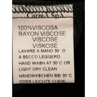 Simultaneous Black Satin Top Y2k neun Etiketten IT42