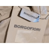 Schiena nuda Borgofiori Ecru Seta annodata davanti a Y2K