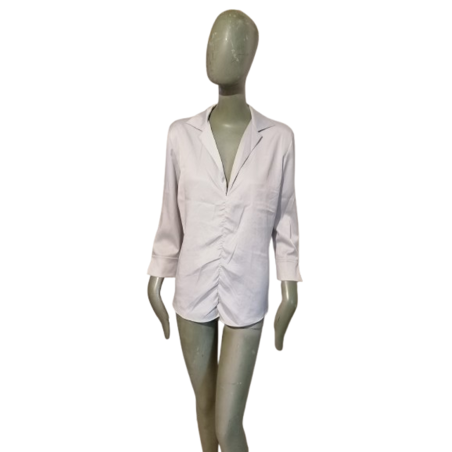 Camisa Cerruti Jeans 90s novo - Branco minimalista drapeado drapeado