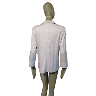 Shirt Cerruti Jeans 90er Jahre neu - weiß minimalistischer Drapierd drapiert