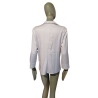 Camisa Cerruti Jeans 90s novo - Branco minimalista drapeado drapeado