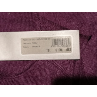 100% de linho sem mangas Cerruti Jeans Ameixa 90