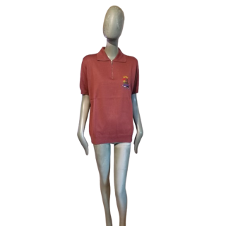JC de Castelbajac 90s Warner Bros Polo Mesh Zip NUNCA WORN WORN
