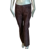 Dirk Bikkembergs 90s - T46 Patinated Lamb Leather Pants (42 fr)