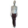 Dirk Bikkembergs 90er Jahre - T46 Patinierte Lammlederhose (42 FR)