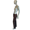 Dirk Bikkembergs 90s - T46 gepatineerde lam lederen broek (42 fr)