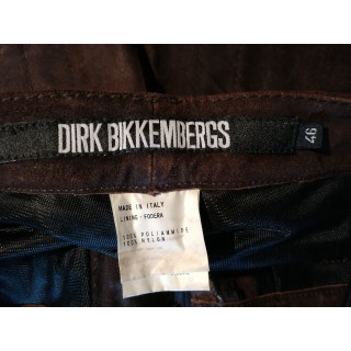 Dirk Bikkembergs 90er Jahre - T46 Patinierte Lammlederhose (42 FR)