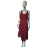 Vestido vintage Sonia Spéciale Lana roja hecha en Italia Tamaño 38