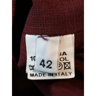 Vestido vintage Sonia Spéciale Lana roja hecha en Italia Tamaño 38