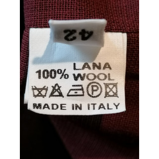 Robe vintage Sonia Spéciale laine rouge Made in Italy Taille 38