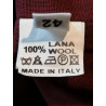 Abito vintage Sonia Spéciale Lana rossa Made in Italy Dimensione 38