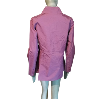 Veste trench courte Ermanno Scervino vintage Y2K soie nylon T40