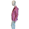 Veste trench courte Ermanno Scervino vintage Y2K soie nylon T40