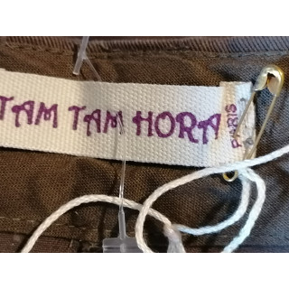 Vintage TAM TAM HORTA “Mexico” – Pantalon bohème brodé Y2K
