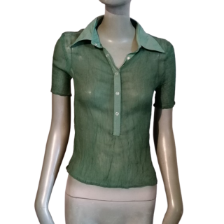 Gian Carlo Rossi Mesh Polo Y2k Deadstock