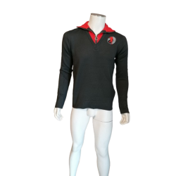 Dirk Bikkembergs Era de futebol meia zip vintage