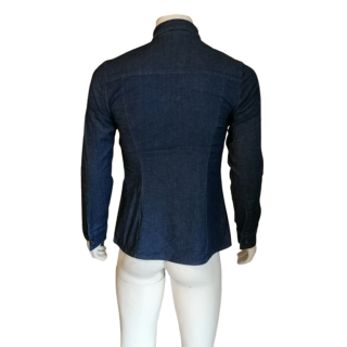 Denim-Shirt Bikkembergs Archiv 2002 in Italien hergestellt