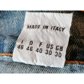 Oppio Moda Jean Arquivo Y2K Feito na Itália