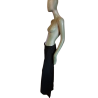 Broek Marc Lannoo Zwarte wol breed been vintage 90s