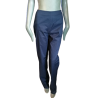 David Vincent Camuglio - Pantalones de archivo azul nocturno hechos en Francia.