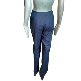 David Vincent Camuglio - Pantalones de archivo azul nocturno hechos en Francia.