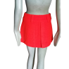 Minifalda Hache Lana virgen naranja hecha en Italia