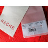 Mini gonna Hache Orange Virgin Wool Made in Italy