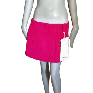 Falda Hache Vintage Bordeaux 100% Virgin Wool - Hecho en Italia