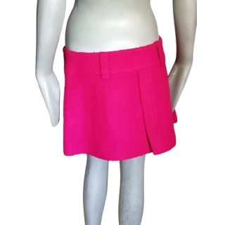 Skirt Hache Vintage Bordeaux 100% Virgin Wool - Made in Italy