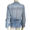 Vintage Denim Blazer Jacket Oppio Italy - Y2K Fitted Cup