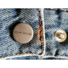 Giacca vintage BLAZER DENIM Oppio ITALIA - Coppa aderente Y2K