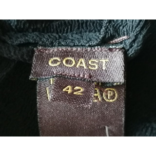 Magnífica blusa vintage auténtica navegación negra costa firmada