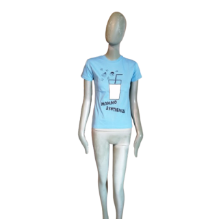 Rare Korova camiseta Leche Shop Y2K Sky Blue
