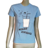 Rare T-shirt Korova Milk Shop Y2K bleu ciel