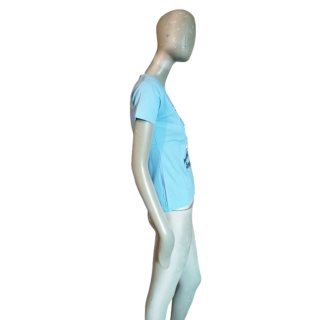 Rare Korova camiseta Leche Shop Y2K Sky Blue