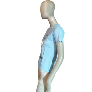 Rare Korova camiseta Leche Shop Y2K Sky Blue