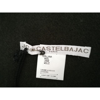 JC de Castelbajac Paris – Grand châle en laine vierge 90s