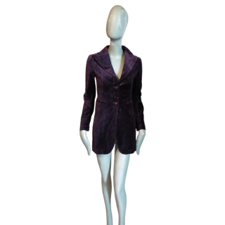 Hache Italiaans lange jas Plum Archive 90s / 2000
