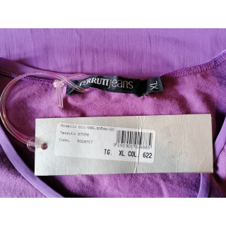 Top vintage Cerruti Jeans Y2K Lilas new with labels