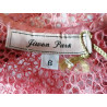 Vintage Y2K Malla Top Pink Lechas - Jiwon Park