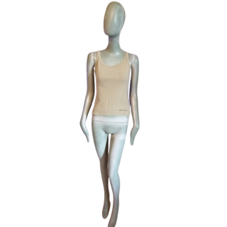 Débardeur Vintage Cerruti Jeans Beige 100% Coton S