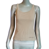 Débardeur Vintage Cerruti Jeans Beige 100% Coton S