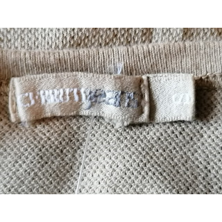 Débardeur Vintage Cerruti Jeans Beige 100% Coton S